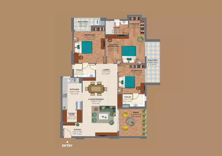 Ashiana Amarah Floor Plan
