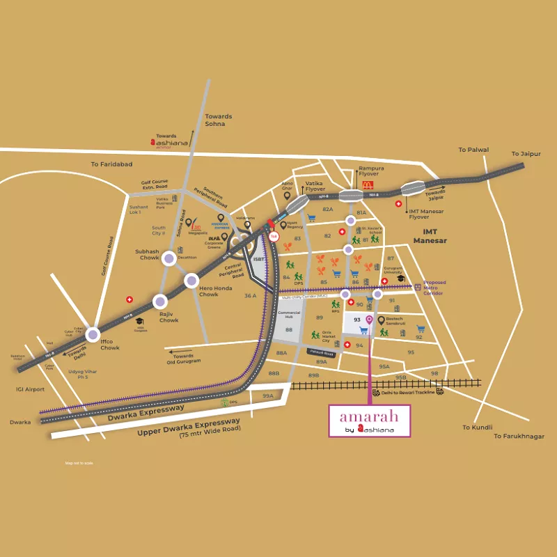 Ashiana Amarah location map